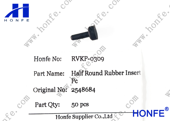 Inserto in gomma semitonda Pc 2548684 K88 Ricambi per telaio Rapier Serie Vamatex